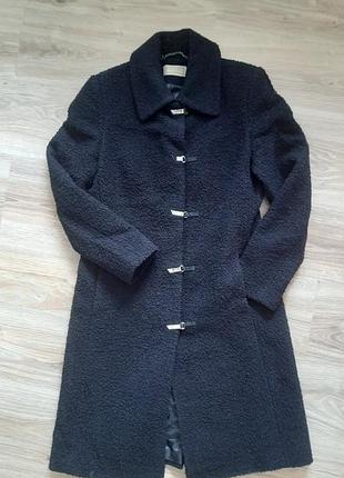 Пальто буклирированное полушерстяное