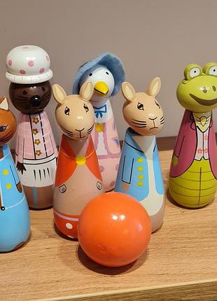Деревянные фигурки "кролик питтер"