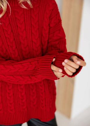 Накладной платеж ❤ 50% шерсть шерсть шерсть шерсть теплая удлиненный оверсайз свитер мирер в косы