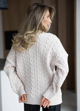 Накладной платеж ❤ 50% шерсть шерсть шерсть шерсть теплая удлиненный оверсайз свитер мирер в косы