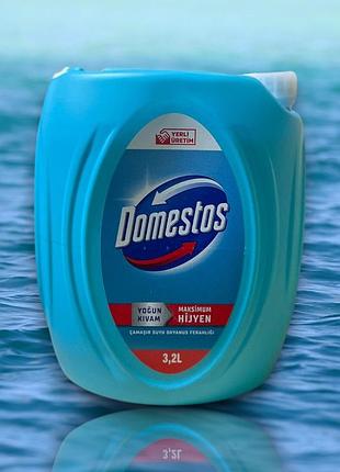 Средство для унитаза отбеливатель domestos 3240 мл свежесть океана