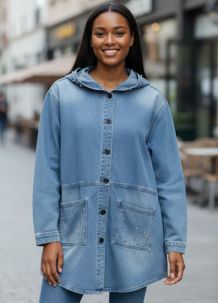 Джинсовая куртка,кардиган хххл