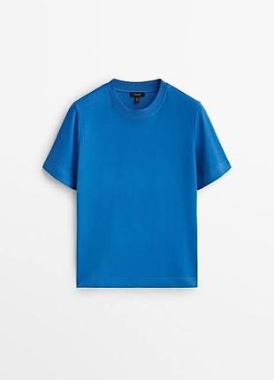 Massimo dutti, щільна пряма футболка