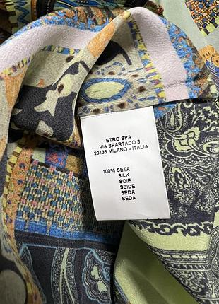 Шовкова блуза etro 4