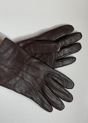 Шикарные мягкие кожаные перчатки на мягкой подкладке