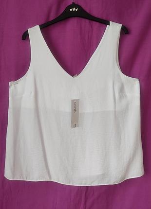 Блуза шелковая без рукавов george раз. 50