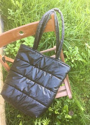 Жіноча сумка болоньяна дута шопер