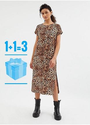 🥰 сукня футболка в леопардовий принт george