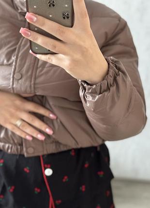 Куртка з еко шкіри