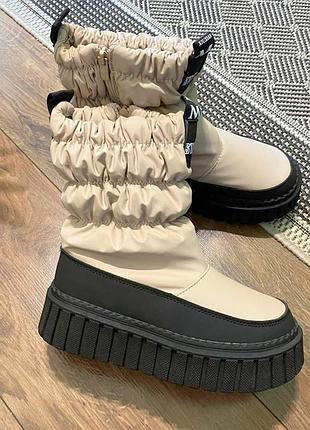 Зимние дутики на девочку