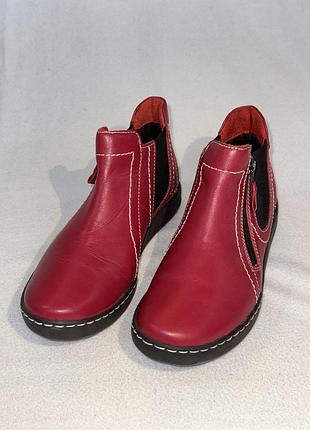 Черевики жіночі шкіряні демісезонні senda road іспанія, 38 розмір