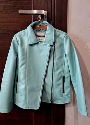 Дитяча куртка з екошкіри