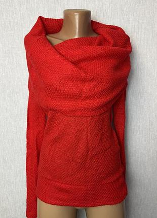 Червоний светр з великим вороном