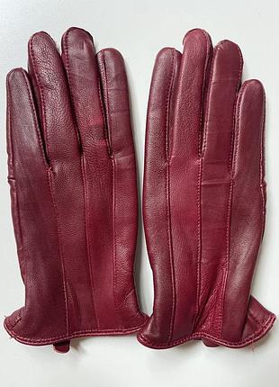 Перчатки на подкладке кожа