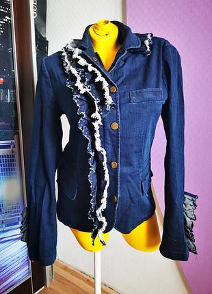 Женский джинсовый жакет куртка red valentino ❤️