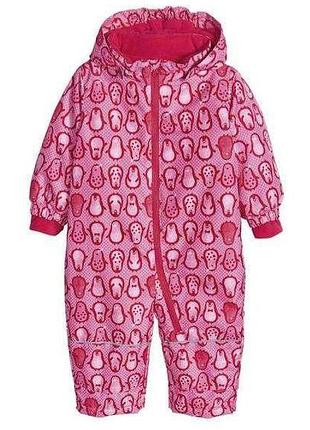 Термокомбинезон для девочки на флисе. р. 74/80