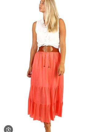 Довга спідниця з віскози cameo rose, 12