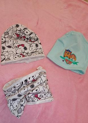 Шапочки на 1-3 года.