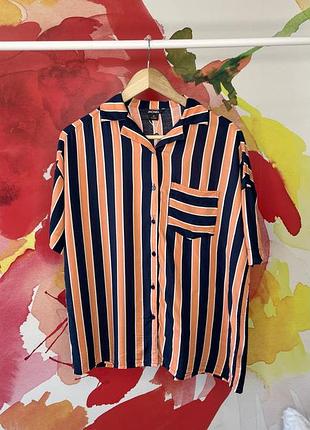 Рубашка monki в полоску размер xs