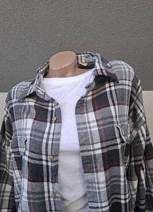 Теплая оверсайз рубашка. одежда из сша и канады!