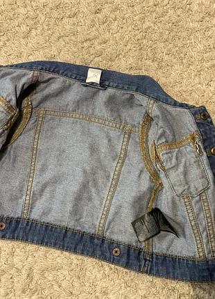 Джинсовка h&m, 74-80 см 3
