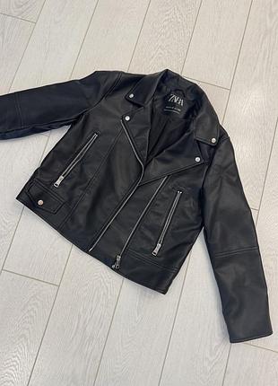 Куртка дитяча zara , косуха дитяча , косуха для дівчинки , куртка шкіряна