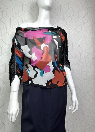 Шелковая блуза gianni versace couture