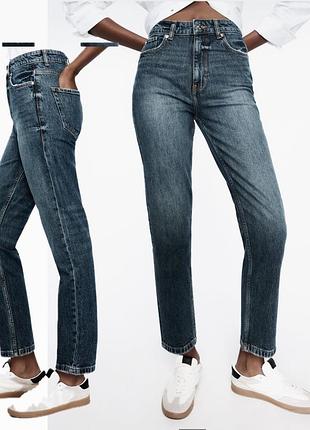 Zara джинси мом 40 р