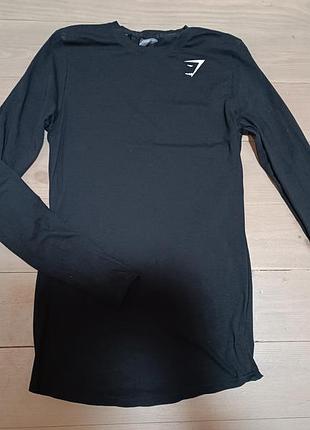 Длинная футболка с длинным рукавом мужская