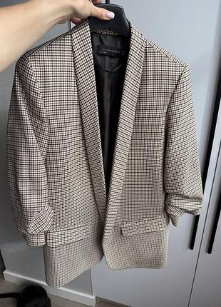 Піджак у клітинку розмір s