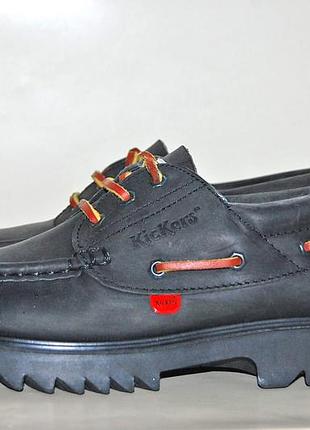 Мокасины топсайдеры kickers р.41-42 original portugal