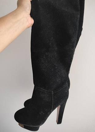 Новые искусственный замш сапожки💋 распродаж 6