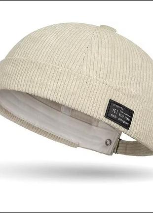 Докер у рубчик вельветовий з лейбою 56-60р (2358)