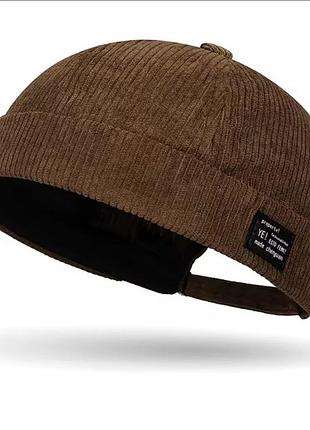 Докер у рубчик вельветовий з лейбою 56-60р (2358)