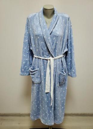 Красивый брендовый флисовый халат
