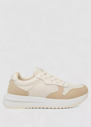 Кроссовки женские, цвет бежевый, 248rg20