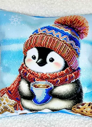 Наволочка декоративная "пинговник с кофе" нд_234