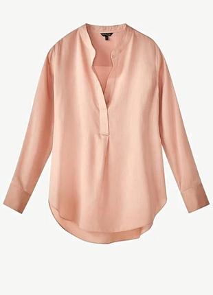 Massimo dutti сорочка блуза бавовна шовк