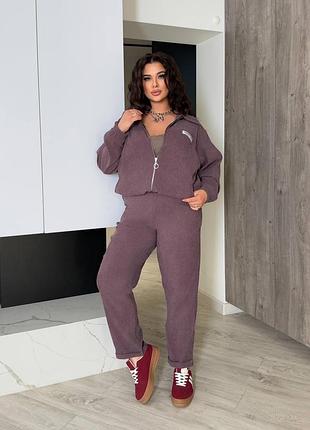 Новинка 💎 классный повседневный костюм спортивного стиля, большие размеры