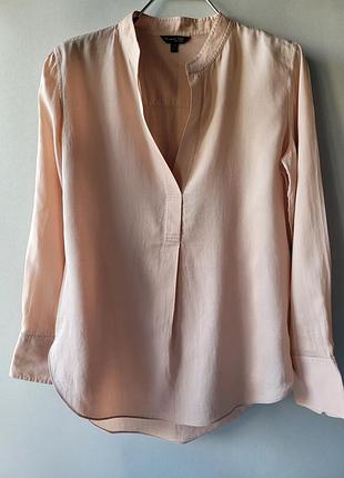 Massimo dutti сорочка блуза бавовна шовк 6