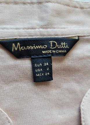Massimo dutti сорочка блуза бавовна шовк 8