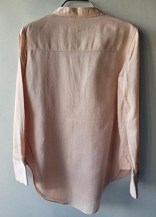 Massimo dutti сорочка блуза бавовна шовк 7