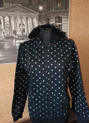 Кофта - толстовка женская на молнии с капюшоном divided p.s. cotton