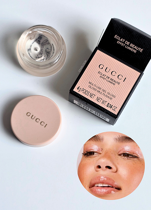 Гель-блеск для лица, век и губ с эффектом "стеклянной кожи" gucci eclat de beauté effet lumière