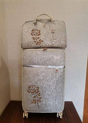 Вау! чемодан + сумка чемодан большой большой купит в наряде