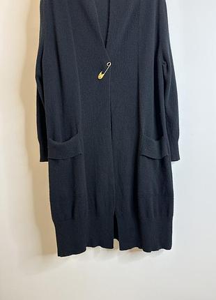 Кашеміровий кардиган 100% кашемір чорний l-xl 3
