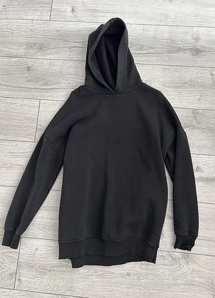 Чорне худі з кишенями 3