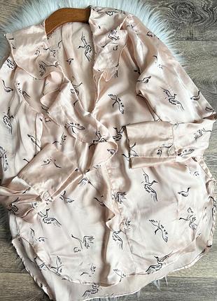 Стильна атласна блуза zara, s 3