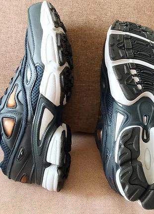 Кроссовки adidas raf simons ozweego 3 мужские, новые, кожаные, темно-синие