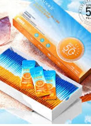 Солнцезащитный крем для лица spf 50++ sadoer 50 стиков